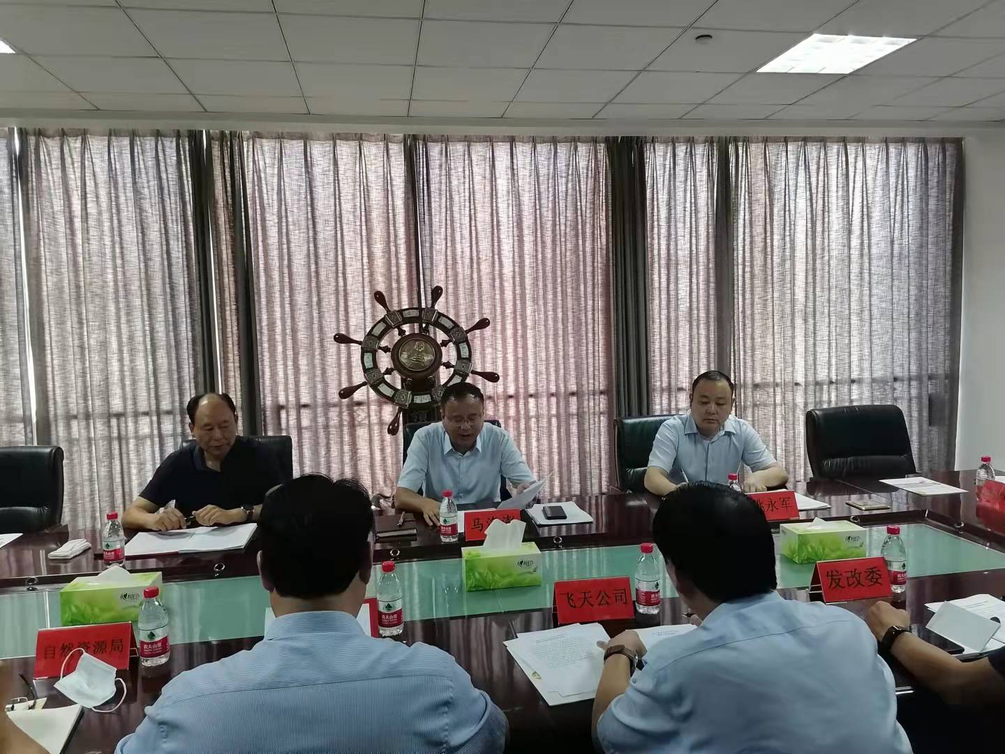 县长马海鹏莅临飞天调研指导